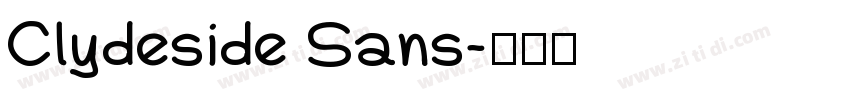 Clydeside Sans字体转换